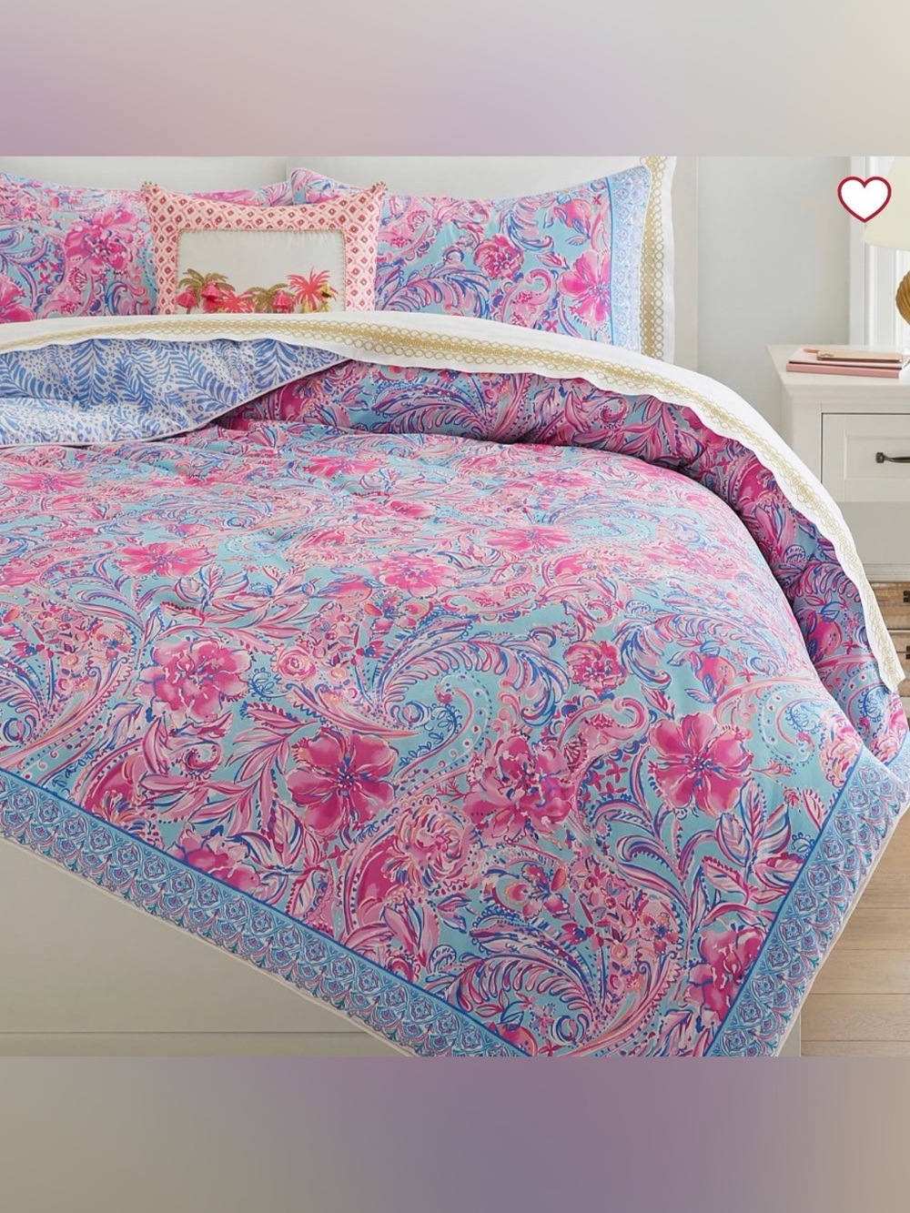 Lilly Pulitzer Pottery Barn Teen Isla de Coco comforter Full /Queen